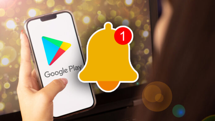 google play güncelleme bildirim